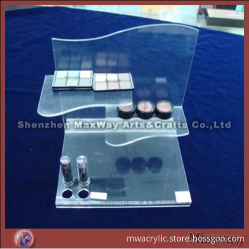 Transparent 4mm Cosmetic Organizer Display Stand